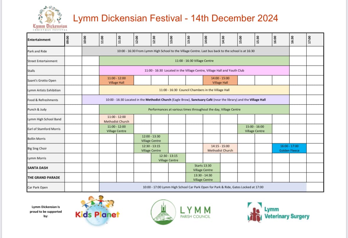 2024.12 Dickensian Timetable