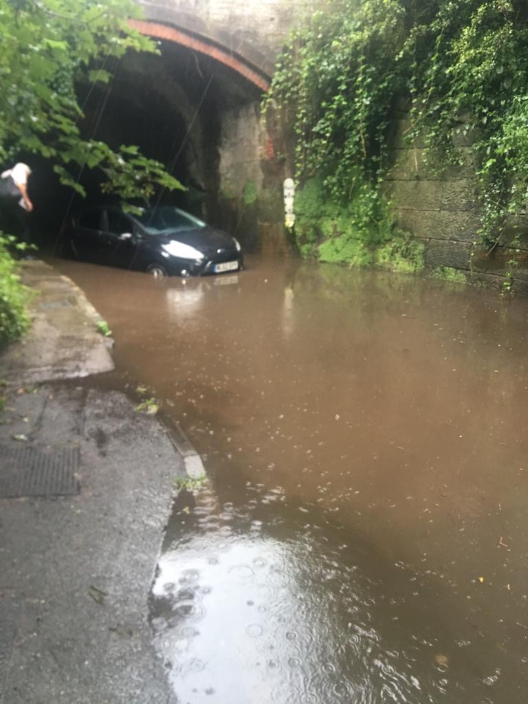 2019 car flooded