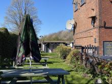 Lymm pub garden